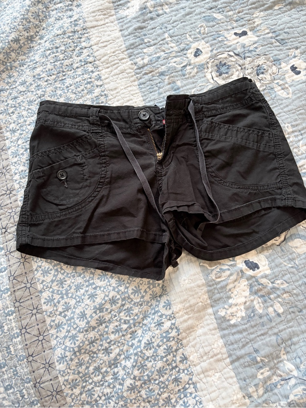 UNIONBAY Black Drawstring Athletic Shorts